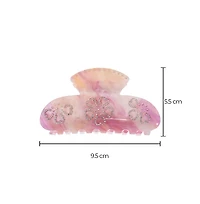 Rhinestone Pink Tie Dye Claw Clip By Adina Eden
