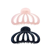 Pink & Navy Octopus Hair Claw Clip Set By Adina Eden