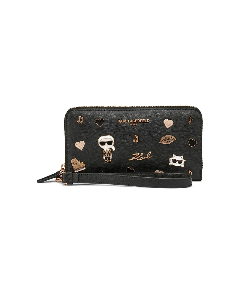 Karl Lagerfeld Paris Maybelle Continental Zip Wallet