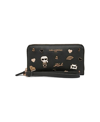 Karl Lagerfeld Paris Maybelle Continental Zip Wallet