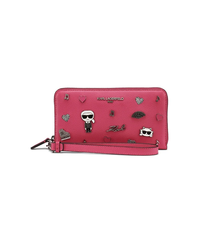 Shop Karl Lagerfeld Paris Maybelle Continental Zip Wallet at