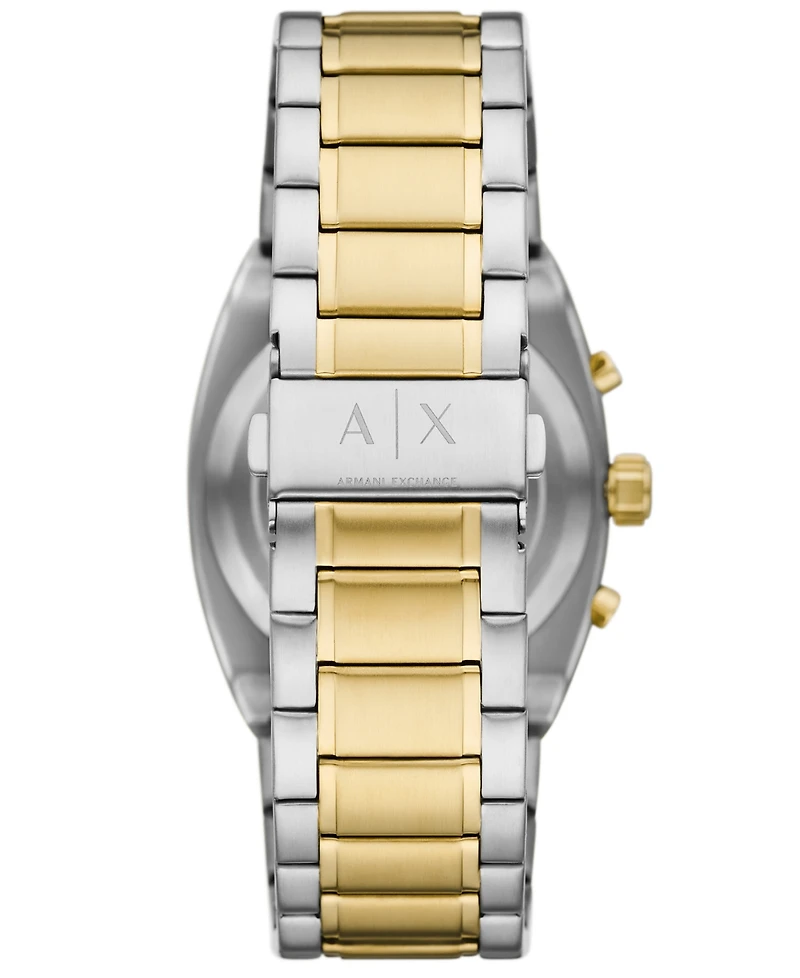 A|X Armani Exchange Men's Quartz Chronograph 2-Tone Stainless Steel Watch, 40mm