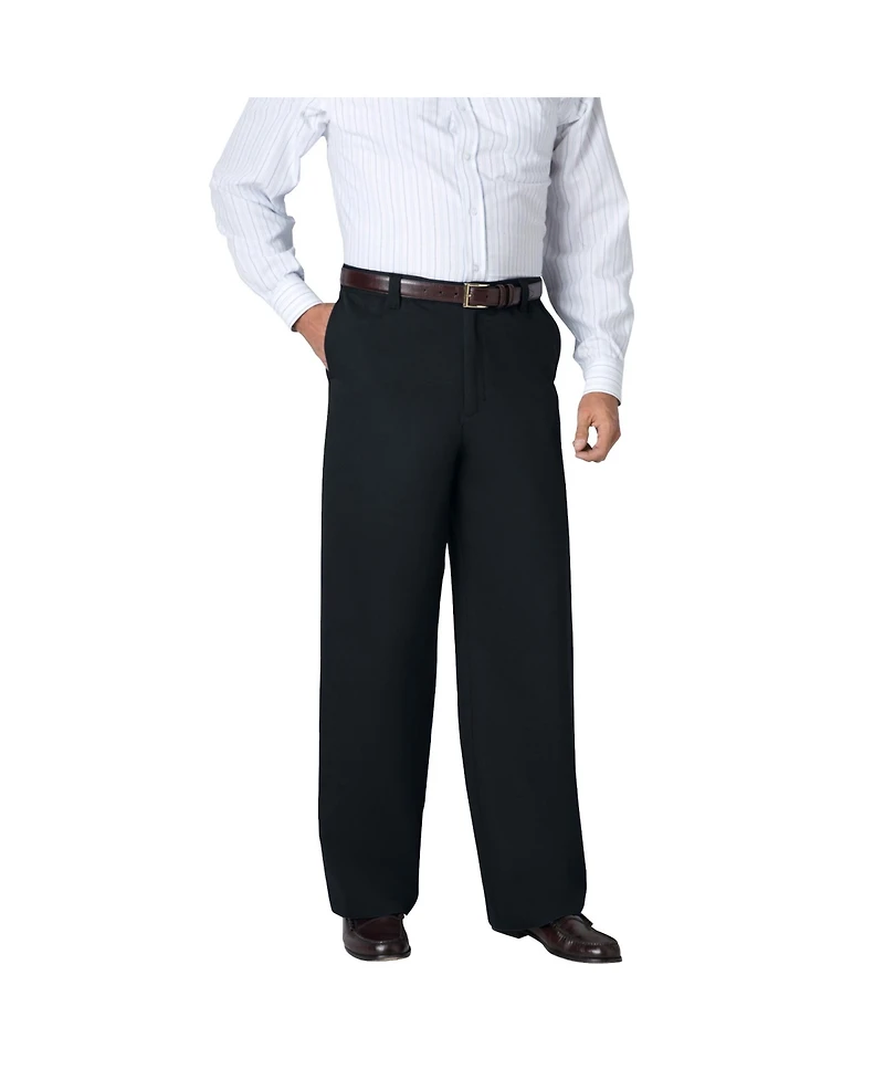 KingSize Men's Big & Tall Wide Leg Wrinkle Free Expandable Waist Pant