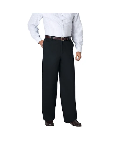 KingSize Men's Big & Tall Wide Leg Wrinkle Free Expandable Waist Pant