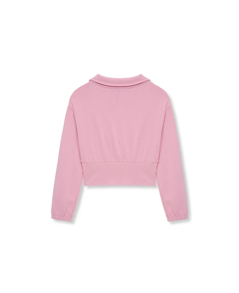 H by Habitual Big Girls Half Zip French Terry Sweatshirt