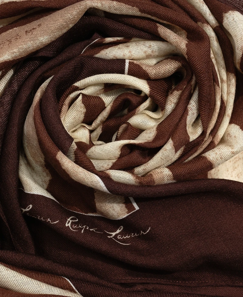 Lauren Ralph Lauren Zebra Square Scarf