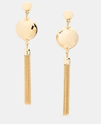 Gold-Tone Ball Fringe Chain Drop Earrings - Macy's Exclusive - On 34th | Alix Friedberg Capsule Collection