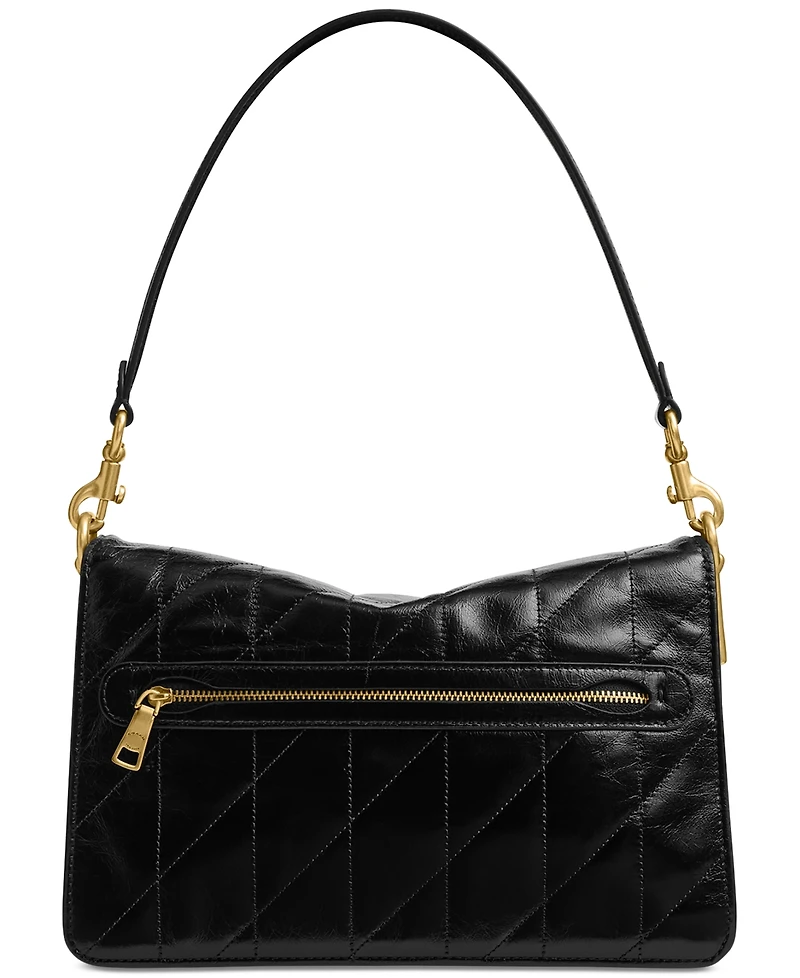 Coach Chain Tabby Small Quilted Leather Shoulder Bag