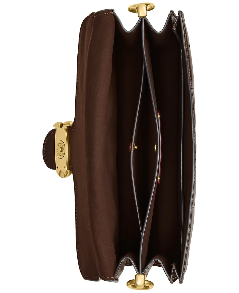 Coach Chain Tabby Medium Quilted Leather Shoulder Bag