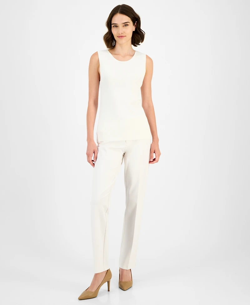 Anne Klein Women's Sleeveless Crewneck Sweater