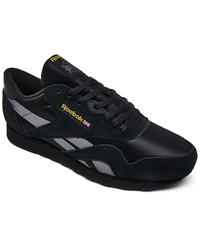 Reebok Men's Classic Nylon Casual Sneakers from Finish Line