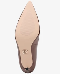 Things Ii Come Women's Soho Luxurious Crystal Double Bow Pumps