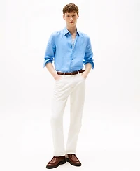 Tommy Hilfiger Men's Regular-Fit Pigment-Dyed Linen Shirt