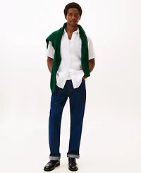 Tommy Hilfiger Men's Regular-Fit Linen Short-Sleeve Shirt