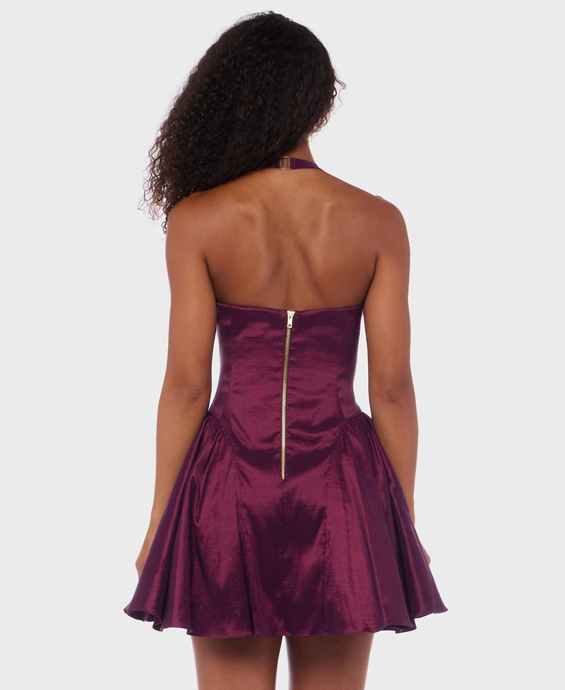 Alex & Sophia Juniors' Sleeveless Short Fit Flare Dress
