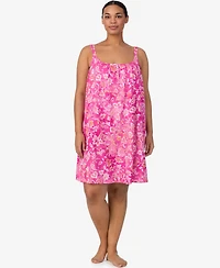 Lauren Ralph Plus Double Strap Short Nightgown