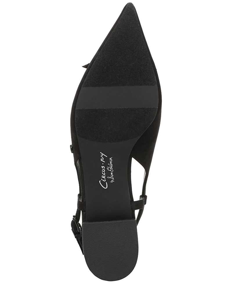 Circus Ny by Sam Edelman Women's Delanie Pointed-Toe Slingback Flats