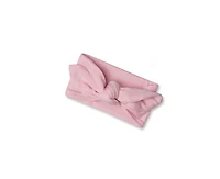 Baby Grey By Everly Girls Zip Long Sleeve Footie & Head Wrap Set