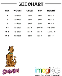 Scooby Doo Boys Warner Bros. Zip Up Winter Coat Puffer Jacket