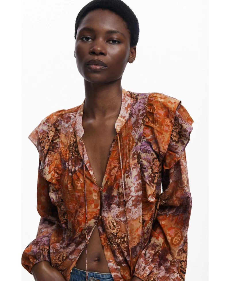 Desigual Women's Romantic paisley blouse