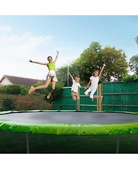 Yescom Trampoline Mat & Pad Replacement Kit with V-Hooks Fits ft Trampoline Frame