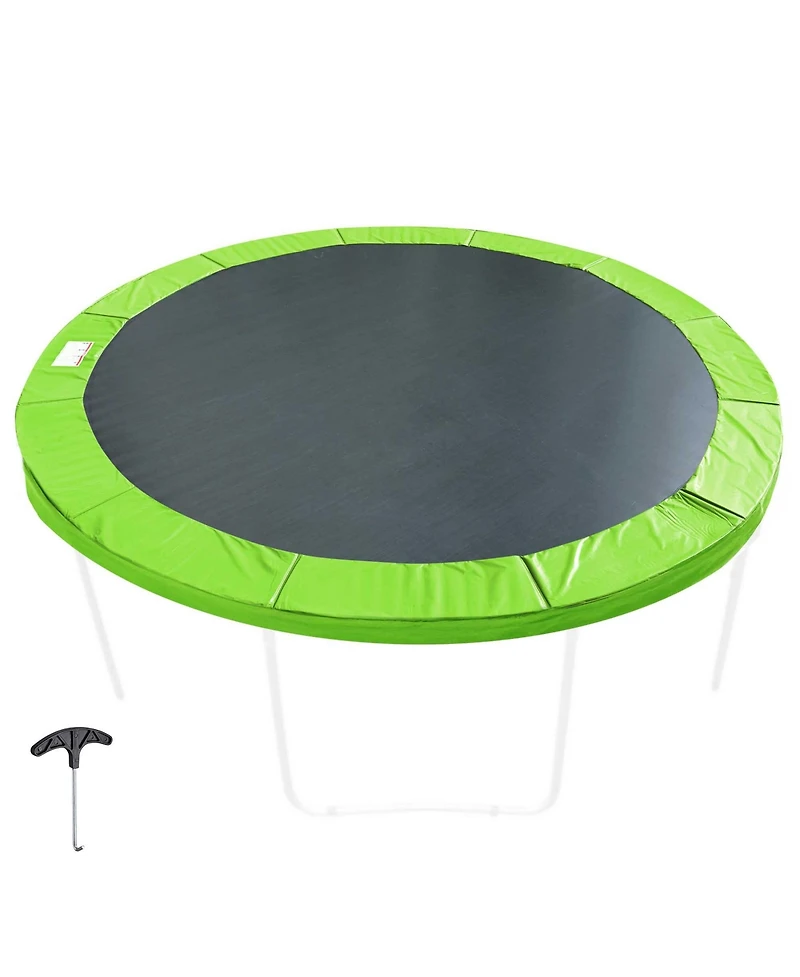 Yescom Trampoline Mat & Pad Replacement Kit with V-Hooks Fits ft Trampoline Frame