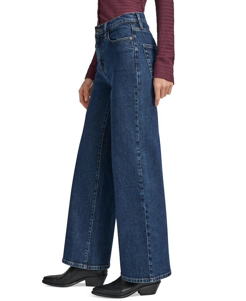 Dkny Jeans Women's High Rise Modern Wide Leg