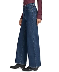 Dkny Jeans Women's High Rise Modern Wide Leg