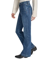 Dkny Jeans Women's High-Rise Flare Trouser