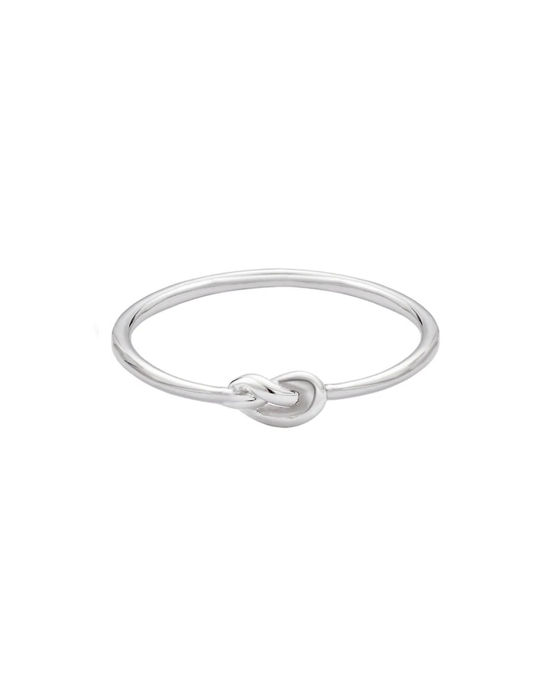 Adornia Fine .925 Sterling Silver Dainty Knot Ring