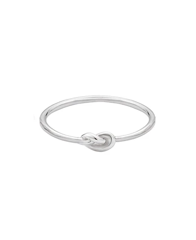 Adornia Fine .925 Sterling Silver Dainty Knot Ring