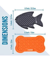 Goopaws Licking Mat: 2pk