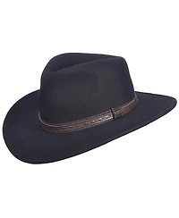 Scala Men's Felt Outback Overlay Hat