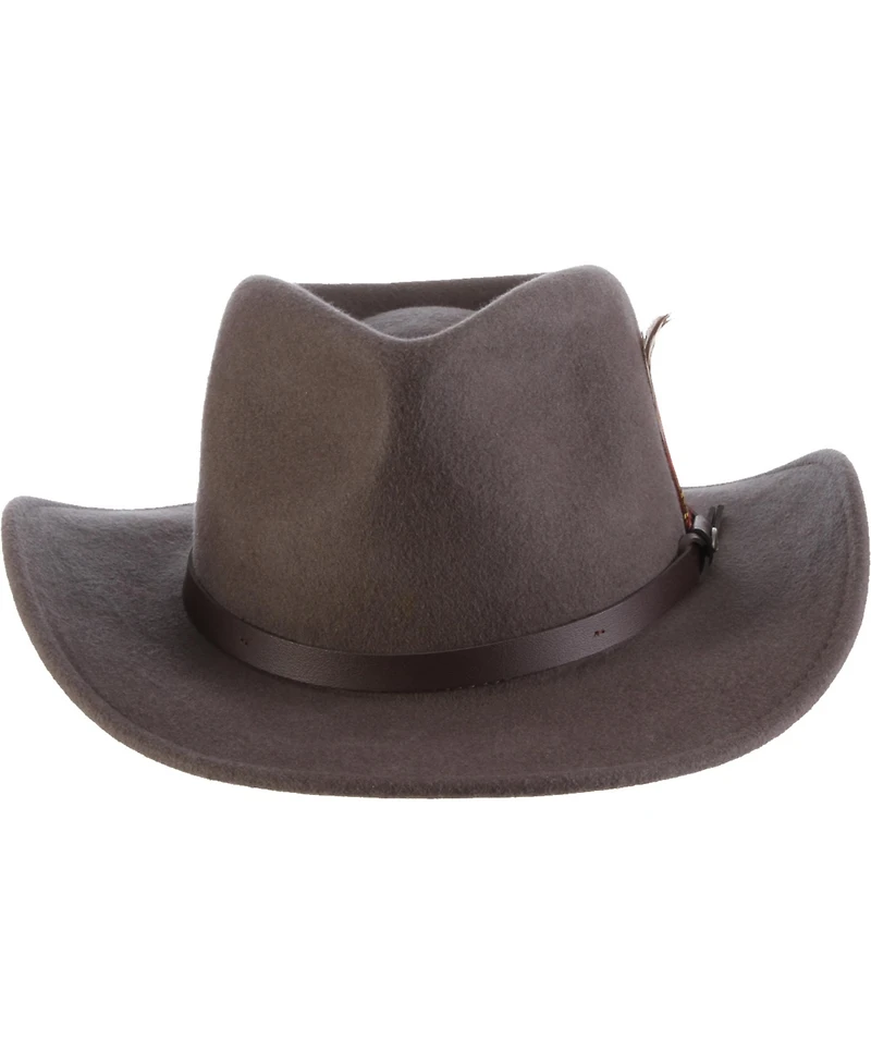 Scala Men's Crushable Felt Outback Hat