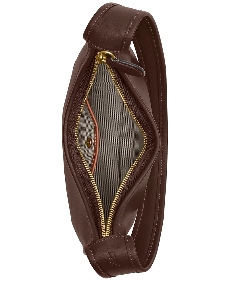 Coach Small Glovetanned Leather Curve Zip Bag