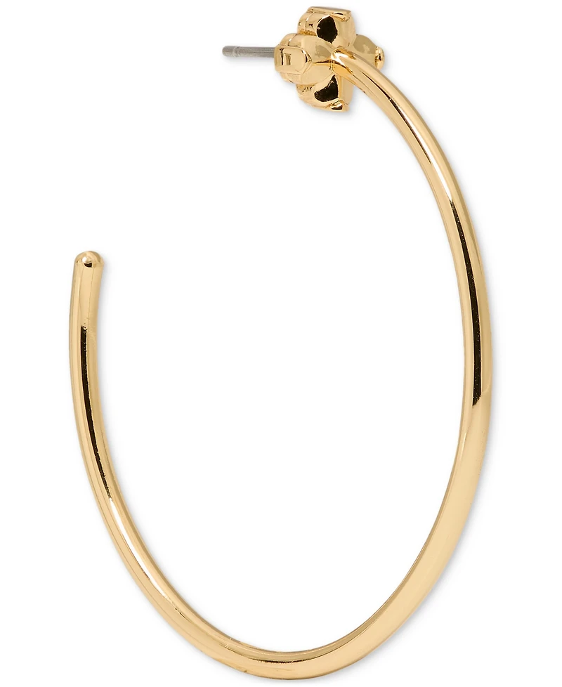 kate Spade new york Flower Medium Hoop Earrings, 1.63"