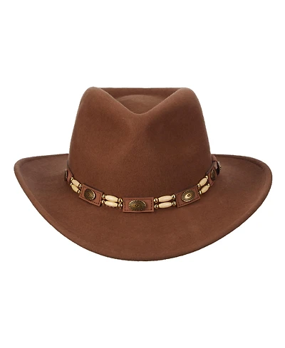 Scala Men's Crush Felt Tracker Hat
