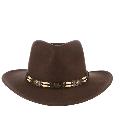 Scala Men's Crush Felt Tracker Hat