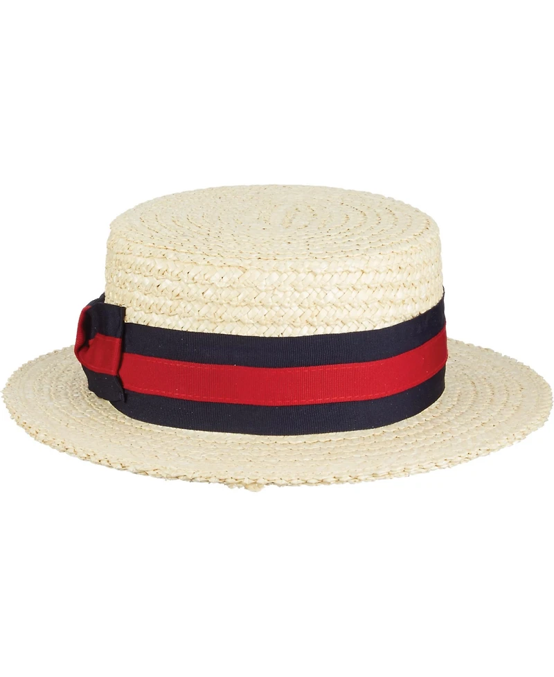 Scala Men's Straw Boater Hat