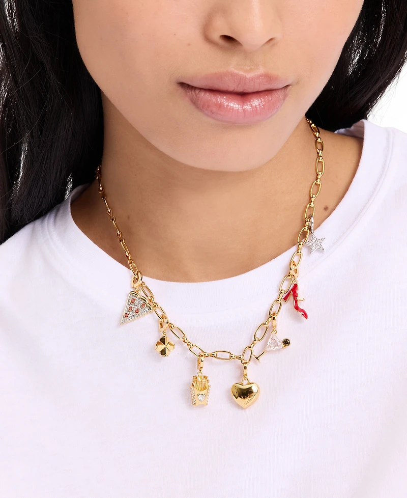 kate spade new york One A Million Chain Charm Necklace, 16" + 3" extender