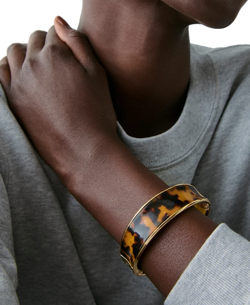 kate spade new york Gold-Tone Bold Bangle Bracelet