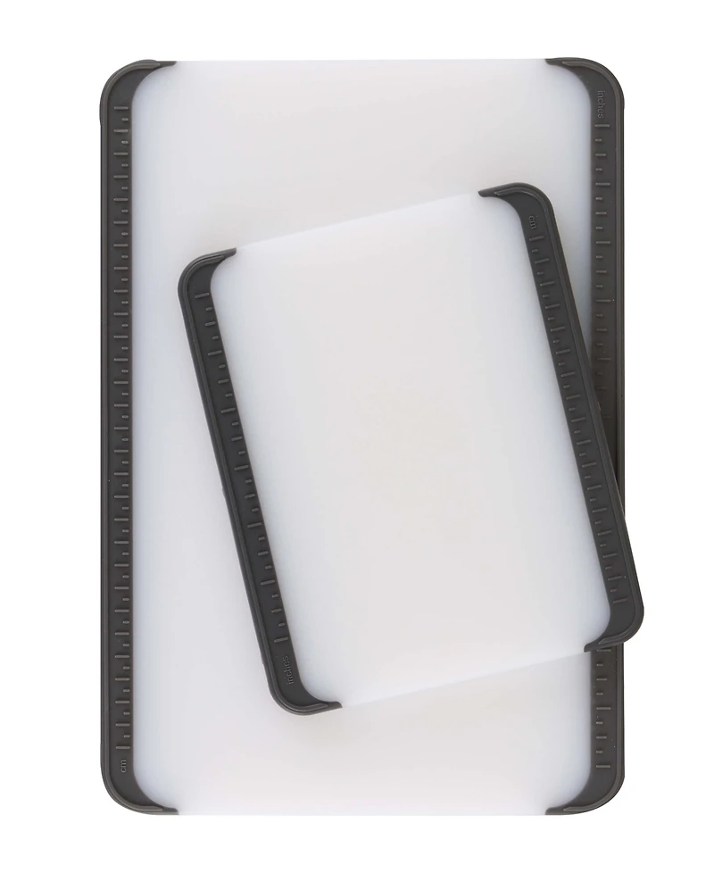 Dexas Non-Slip 2-Piece Cutting Boards with Non-Slip Measuring Guides