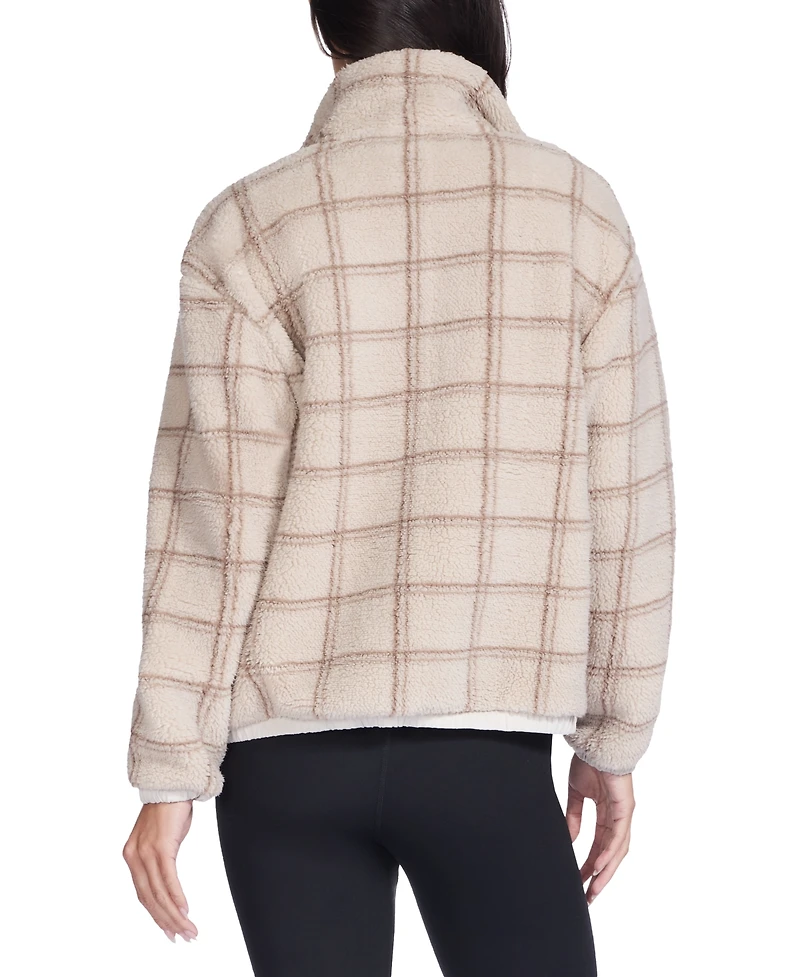Skechers Women's On-The-Go Glacial Front-Zip Sherpa Jacket