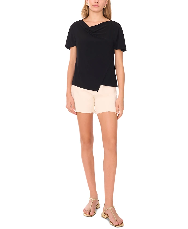 Vince Camuto Women's Cowl-Neck Asymmetrical Hem Top