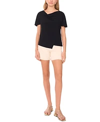 Vince Camuto Women's Cowl-Neck Asymmetrical Hem Top