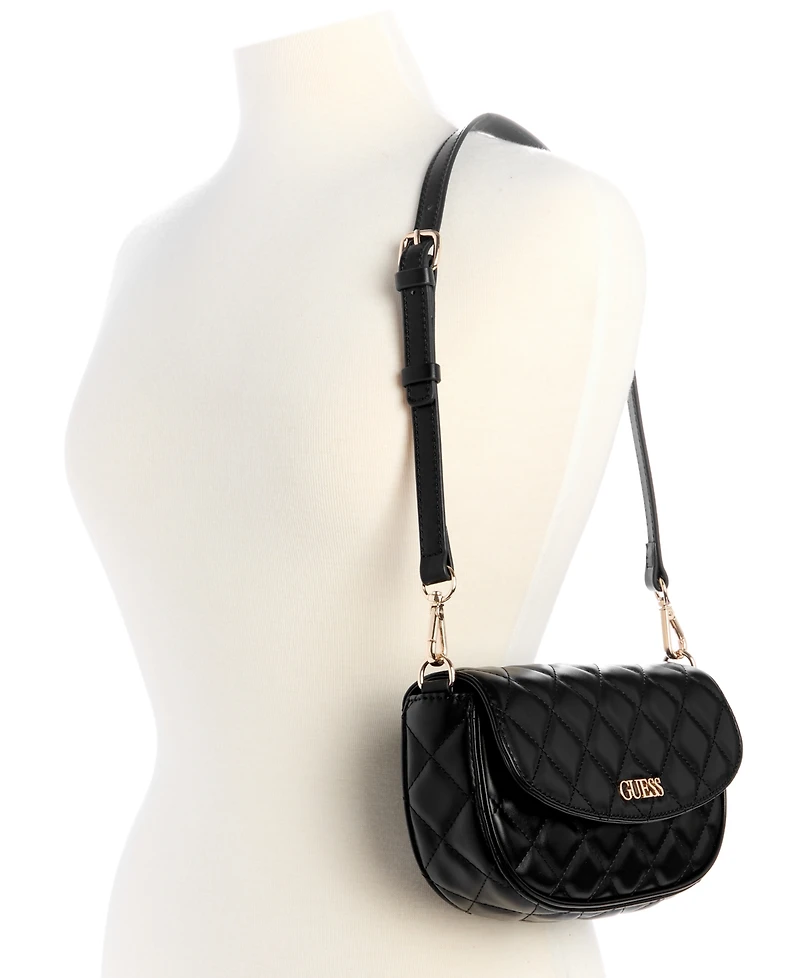 Guess Tinsley Small Quilted Flap Shoulder Bag