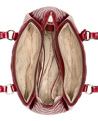 Guess Tinsley Medium Quilted Three Compartment Satchel