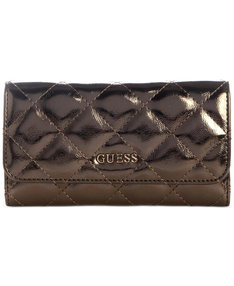 Shop Guess Tinsley Quilted Slim Clutch at Beverly Center in Los