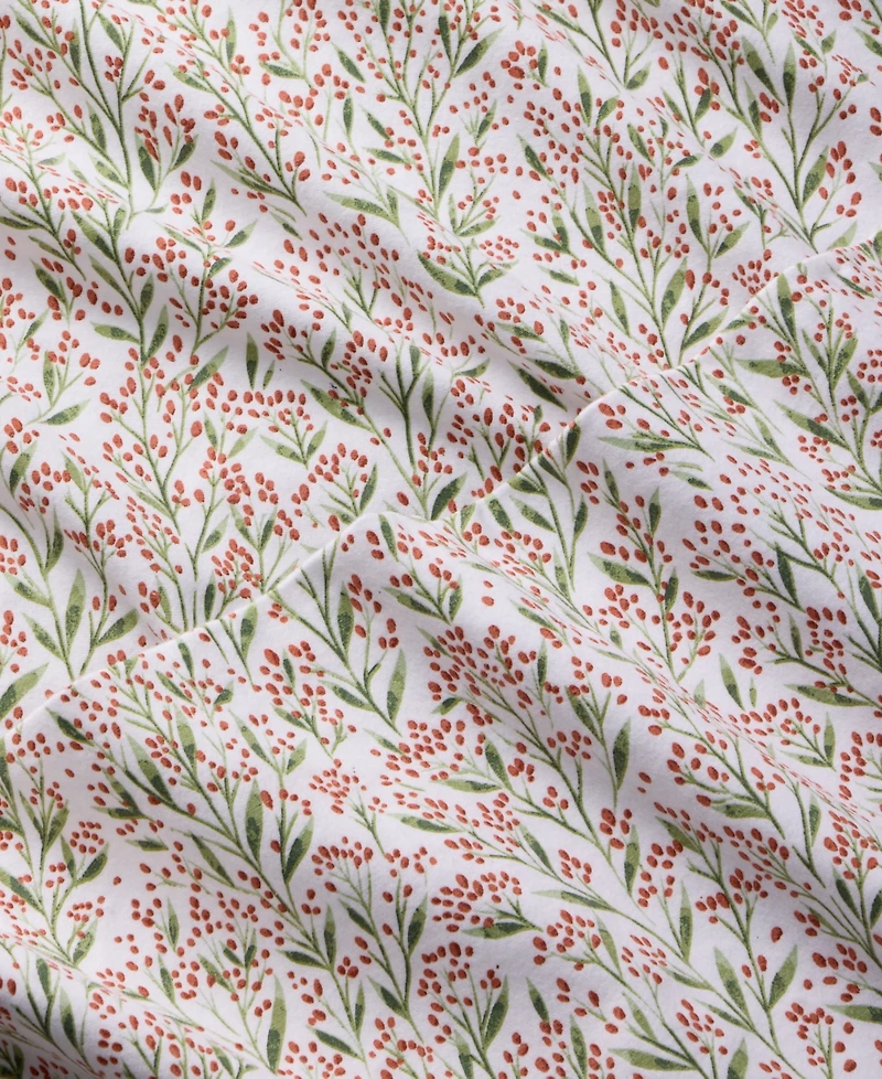 Charter Club Printed Flannel Cotton 4-Pc. Sheet Set, Queen, Exclusively at Macy's