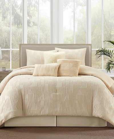 Stratford Park Kyne Geometric 7-Pc. Comforter Set
